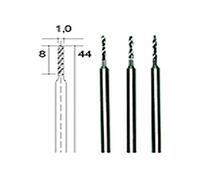 PROXXON 28854 - Punte in acciaio, acciaio al tungsteno vanadio, 1,0 mm, 3 pezzi