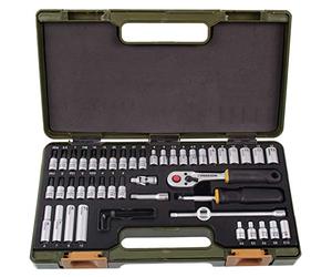 Proxxon 23280 - Set chiavi a tubo, 1/4", 49 pezzi