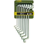 PROXXON 23810 - Set di chiavi a doppio anello, 8 pezzi, da 6 x 7 a 20 x 22 mm