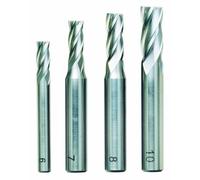 Proxxon Set di frese a codolo cilindrico, 4pz., DIN 844, HSS (6 - 7 - 8 - 10mm) Quantità:1