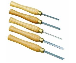 PROXXON 27023 SET 5 PZ SGORBIE UTENSILI PER TORNIRE INTAGLIARE IN ACCIAIO HSS