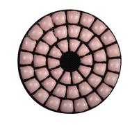 Proxxon 28656 - Cuscinetti diamantati per levigatura e lucidatura, K 50, Ø 50 mm, 3 pezzi, per lucidatrice angolare WP/E e WP/A