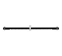 Proxxon 28741 Lame da traforo standard a taglio fine con pernetto trasversale - Dentatura grossolana