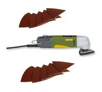 Proxxon Angolo sander OZI 220/E 28520 come Set plus 50 Fogli abrasivi