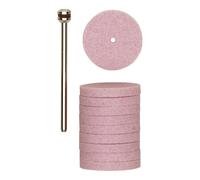 Proxxon Dischi abrasivi in corindone, 22 mm, 10 pezzi con supporto Quantità:10