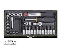 Proxxon Feinmechaniker-Satz Con 1/4 " -ratsche, 36-teilig No 23080