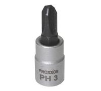 Proxxon Inserti da 1/4'' per viti a croce, 33 mm, PH 3