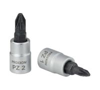 Proxxon Inserti da 1/4'' per viti Pozidrive, 33 mm, PZ 1