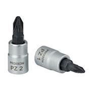 Proxxon Inserti da 1/4'' per viti Pozidrive, 33 mm, PZ 2