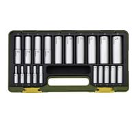 Proxxon Kit di chiavi a bussola 1/2 (12.5 mm), 1/4 (6.3 mm) 20 parti 23292