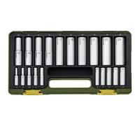 Proxxon Kit di chiavi a bussola 1/2 (12.5 mm), 1/4 (6.3 mm) 20 parti 23292