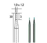 Proxxon Punte-frese 1,0-1,2mm in metallo duro (2 pz)