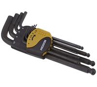 Proxxon Serie di 9 chiavi a brugola per viti ad esagono interno (HX), da 1,5 a 10 mm