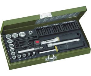 PROXXON Serie per Avvitare con Leva a Cricco da 1/4", 39 Pezzi - 1 Set
