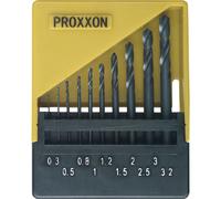 PROXXON 28874 - Set di punte in acciaio, HSS, 10 pezzi