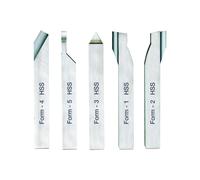 Proxxon Set di utensili monotaglienti, 5pz., HSS (10x10x80mm) Quantità:1