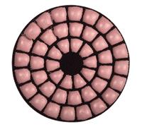 Proxxon 28656 - Cuscinetti diamantati per levigatura e lucidatura, K 50, Ø 50 mm, 3 pezzi, per lucidatrice angolare WP/E e WP/A