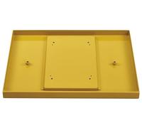 Proxxon Vasca di raccolta trucioli (lunghezza x larghezza x altezza) 388 x 308 x 24 mm, colore giallo, per micro fresa MF 70, fresatura fine FF 230 e FF 250/BL) 24116