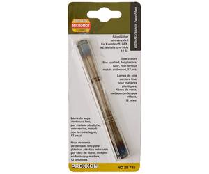 Proxxon - Zaagblad Met Dwarsstift Fijn Vertand 25t 12 St. NUOVO