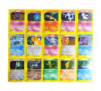 Proxy Pokemon Card PTCG E-Card Charizard Dragonite Gengar Mew Mewtwo Celebi HOLO 13/165 6/165 H11/H32 Collezione Gioco Anime Card