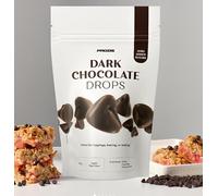 Prozis Chocolate Drops 300 gr (2 confezioni da 150 gr) - Pure gocce di cioccolato. Perfette in cucina o dolci - Senza Ogm, Vegan, Solo 4% Zuccheri - multi gusti (300 gr, cioccolato bianco e fondente)