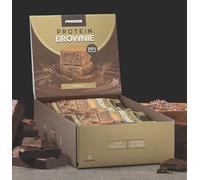 Prozis Protein Brownie 8 x 80 gr - brownie proteici .Senza Aspartame, Senza OGM - Senza Zuccheri aggiunti - multi gusti (8 x 80 grammi, crema arachidi)