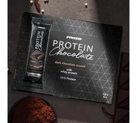 Prozis Protein Chocolate 12 x 27 gr - barrette di cioccolato proteico al 26% - ideale per snack sano (12 x 27 gr, cioccolato al latte croccante)