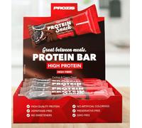 Prozis Protein Snack confezione 12 x 35 gr - barrette proteiche energetiche - Senza aspartame- multi gusti a scelta (12 barrette, caramello)