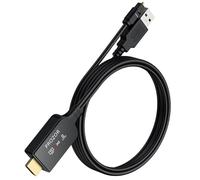 PROZOR Cavo Adattatore Audio eARC/ARC a Ottico TOSLINK (1.5m) Supporta 192KHz/24bit, Dolby Digital 5.1, DTS, Plug & Play Convertitore HDMI ARC a Ottico per TV, Soundbar e Impianti Home Theater