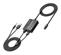 PROZOR Convertitore da 3,5 mm a Ottica 2.2m Adattatore Audio Analogico a Digitale con Cavo Ottica 1m + Cavo da 3,5 mm da 1,2 m Convertitore DAC per Computer, Laptop, Proiettori