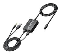 PROZOR Convertitore da 3,5 mm a Ottica 2.2m Adattatore da jack 3,5 mm a Ottico con Cavo Ottica 1m + Cavo da 3,5 mm da 1,2 m Adattatore Cavo da 3,5 mm a Ottico per TV, Console di Gioco, Computer