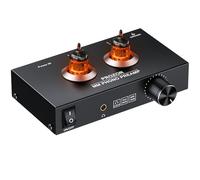 PROZOR Preamplificatore Phono Valvolare per Giradischi MM con Controllo Volume, Suono Hi-Fi con Valvole JAN GE5654, Amplificatore con Valvole Uscita RCA e 3,5mm per Audiofili e Appassionati di Vinile