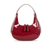 Prpeko Mini borsa a tracolla a mezzaluna retrò Y2k anni '90 Hobo borse sotto le ascelle borsa borsa alla moda pochette borse per le donne, Borgogna