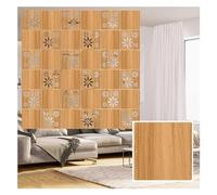 PRPRP Pannello divisorio Decorativo sospeso for la Privacy, for la Camera da Letto di casa(Natural B,12Pcs)