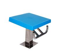 PRPRP Piattaforma for Tuffi in Acciaio Inossidabile for impieghi gravosi - Trampolino Antiscivolo for Piscine, capacità di carico di 600 libbre, inclinazione di 15°