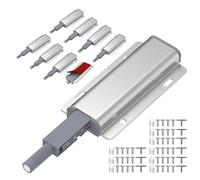 Prriszo - 9 pezzi di chiusura magnetica per porta dell'armadio, chiusura della porta a pressione per aprire, robusta chiusura magnetica dell'armadio per porta dell'armadio, cassetto della porta