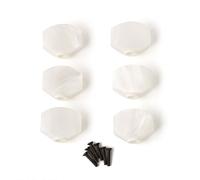 PRS Phase III Tuner Buttons, Pearloid (small), viti w/nere, set da 6