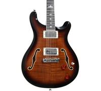 PRS SE Hollowbody II Piezo Black Gold Burst Chitarra Semiacustica con Astuccio