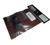 PRS - Set di 6 bottoni per accordatore a pressione bassa, colore: Nero