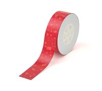 PRT Qutie Etichette Adesive Rosse Natalizie, Autoadesive, 15 Mm, Impermeabili, Compatibili Con La Stampante Qutie, Adatte Per Stampare Codice A Barre, Nome, Data, Prezzo, 4 M