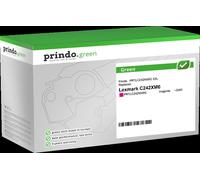 PRTLC242XM0G 4251316571715 compatibile con Lexmark C242XM0 Prindo Green XXL mag