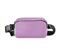 Prugna Tinta Unita Pura Normale Viola Trendy Marsupio Marsupio Piccolo Uomo d'affari Versatile con Cinturino Regolabile per Viaggi Shopping Running Bolsas de Cinque para Mujer, Prugna Tinta Unita,