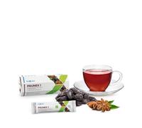 Prunex 1 Tè in polvere, gusto prugna per la pulizia e la disintossicazione del colon, per un transito intestinale ottimale (07 un)