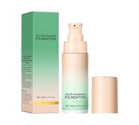 Pruojhw Base per il trucco abbinabile al colore, correttore per il trucco da 30 ml, crema per la correzione delle tonalità, per viaggi, appuntamenti, pendolari, riunioni, gathering e sera