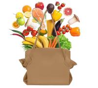 Pruojhw Borse per la spesa | Borsa per lo shopping | Borsa pieghevole per supermercato Picnic Campeggio Outdoor Fitness Fiera, cachi, vedi descrizione