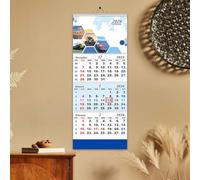 Pruojhw Calendario Per L'Anno 2026 | Agenda Con 3 Mesi Panoramica - Calendario Visualizzazione Verticale - Per La Famiglia Amici La Cucina La Camera Da Letto Appartamento E Studio Arte