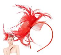 Pruojhw Cappello fascia, fascinator, copricapo, cappello a rete, accessorio per capelli per matrimoni, donne, eventi aziendali, Afternoon, tea festival, uso quotidiano
