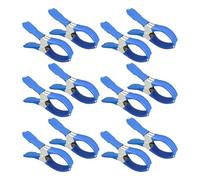 Pruojhw Clip di copertura invernale per piscina | 12 clip di fissaggio antigraffio in acciaio inox - protezione dal vento, per esterni, giardino, terrazza, telo invernale