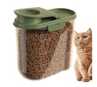 Pruojhw Contenitore per alimenti per cani, 2 litri, grande, ermetico, trasparente, resistente all'umidità, farina di soia, riso e cereali, per cucina, garage