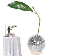 Pruojhw Disco Disco Ball Decor, Disco Ball Decorations,Decorazione da tavolo a di ciliegia a specchio - Ornamento della scrivania estetica per matrimonio, Natale, club, vacanze, festa